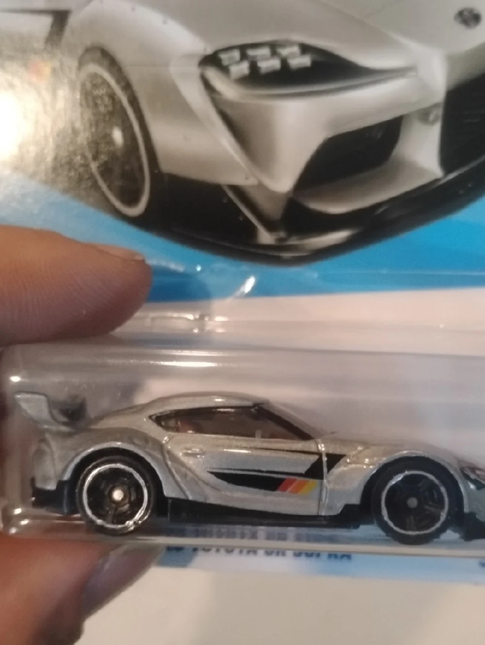 Mattel Hot Wheels '20 Toyota GR Supra - Silver with Black Accents